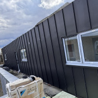 standing seam aluminium cladding
