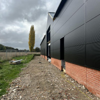 Commercial steel cladding